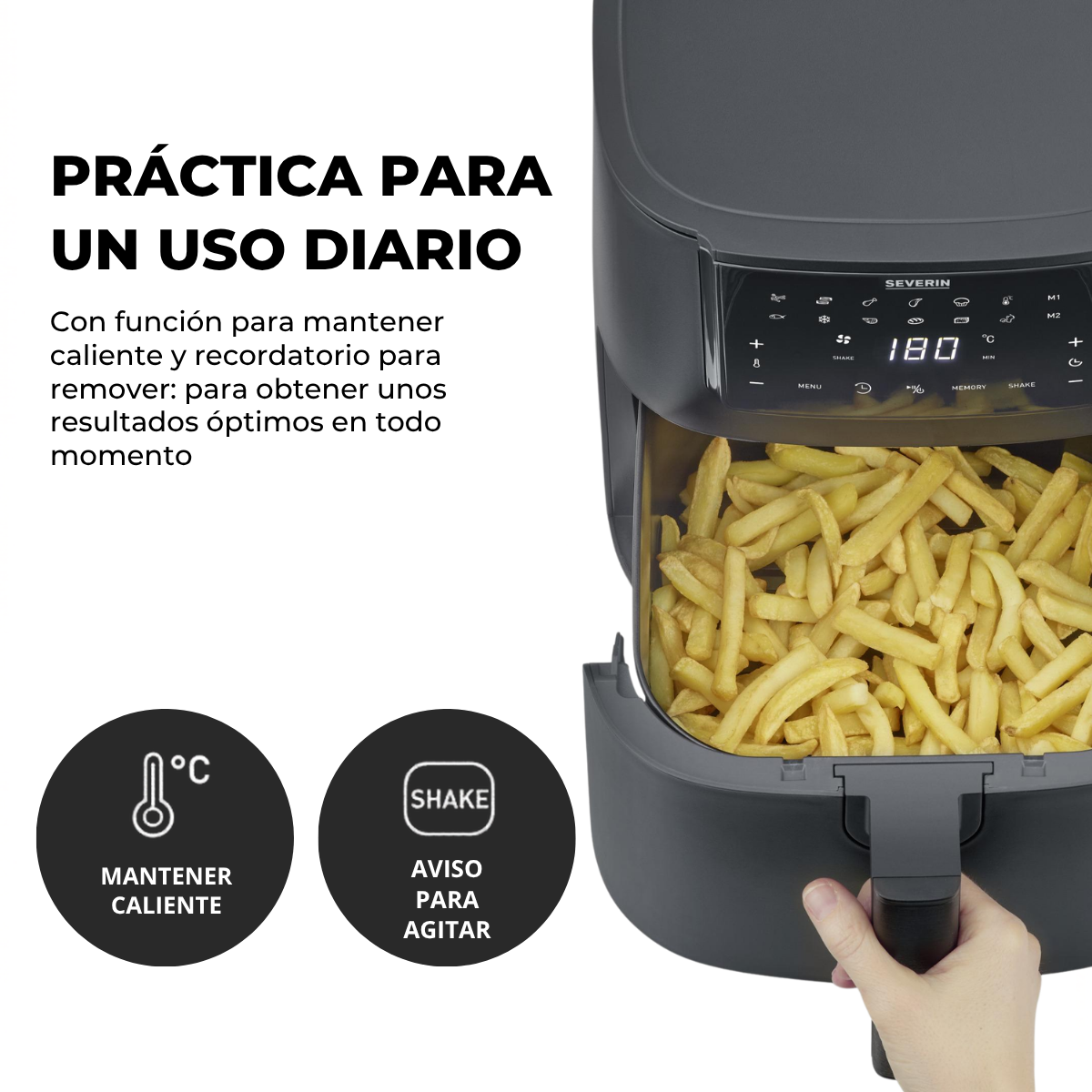 FREIDORA DE AIRE 7L DIGITAL CON REVESTIMIENTO CERÁMICO FR 2462 - 4