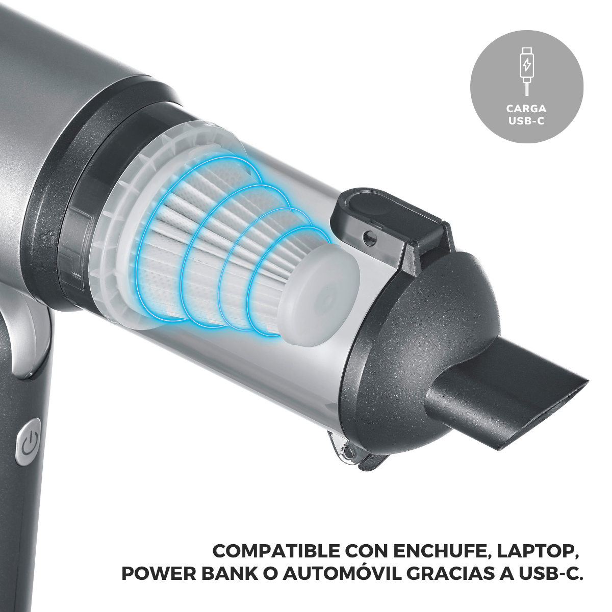 ASPIRADORA INALÁMBRICA S-POWER DUOBOOST HV 7135 - 4