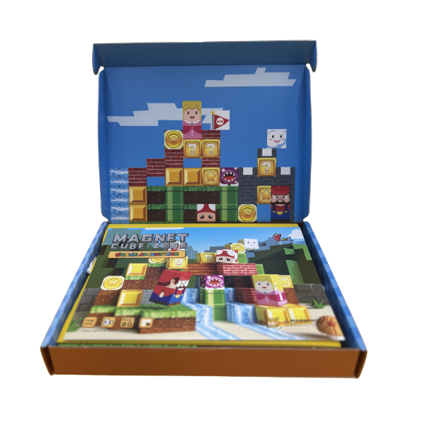 BLOQUES MAGNÉTICOS MINECRAFT MARIO BROSS BRAVE ADVENTURER 80 PIEZAS - 3