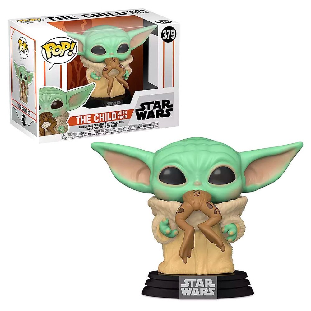 FUNKO POP! STAR WARS: THE MANDALORIAN - THE CHILD WITH FROG - 1