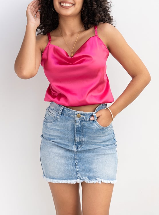 FALDA CHLOE DENIM ROXJES - 4