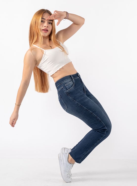 JEANS URBANO MOM MUJER ROXJES PANTALÓN - 2