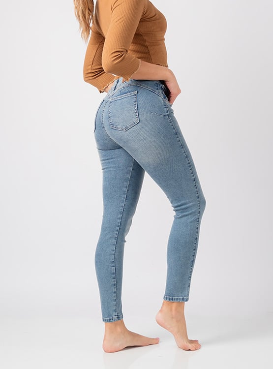 PANTALÓN URBANO SKINNY MUJER ROXJES CELESTE PITILLO CARLA - 2