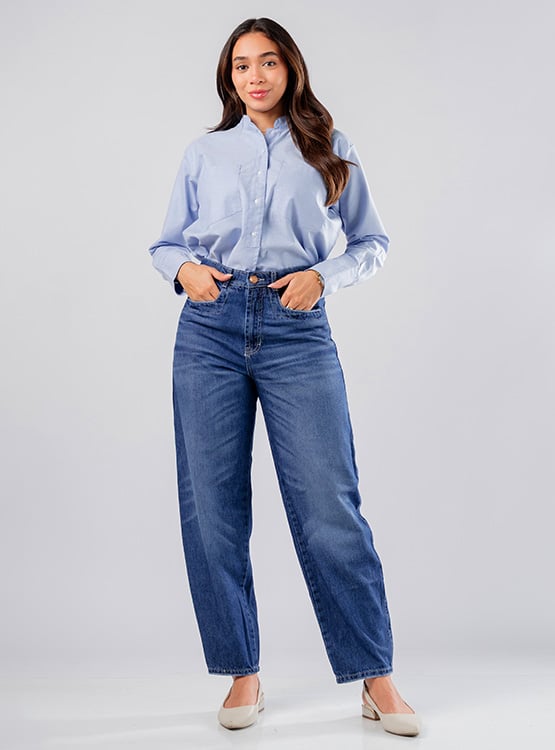 BARREL JEAN TIRO ALTO MUJER - 2