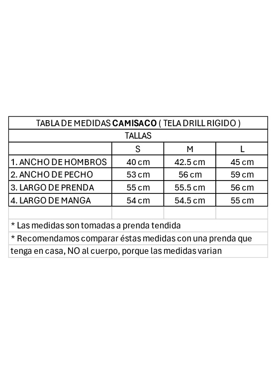 CAMISACO OVERSIZE MUJER CASACA DRILL - 6