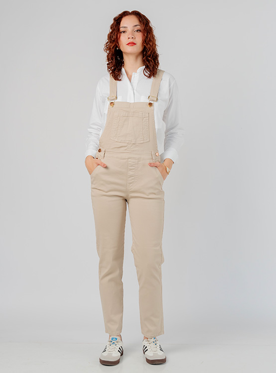 OVEROL PANTALÓN JARDINERO DRILL MUJER ROXJES - 1