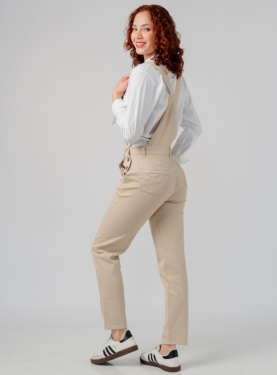OVEROL PANTALÓN JARDINERO DRILL MUJER ROXJES - 2