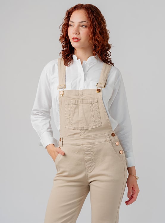 OVEROL PANTALÓN JARDINERO DRILL MUJER ROXJES - 4