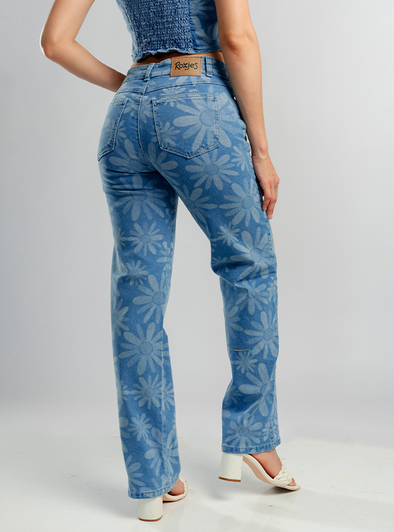 JEAN WIDE LEG LASER GIRASOL MUJER ROXJES - 3