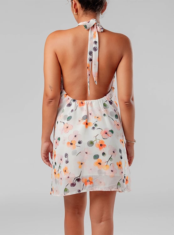 VESTIDO GASA SUELTO MUJER ROXJES - 2