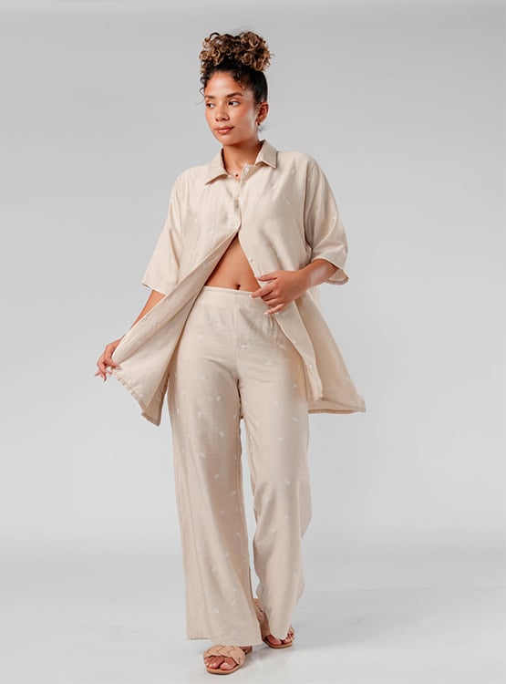 CAMISON OVERSIZE LINO MUJER ROXJES - 2