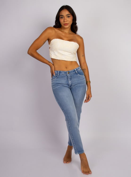 MOM JEAN AMY SEMI RECTO DENIM - 3