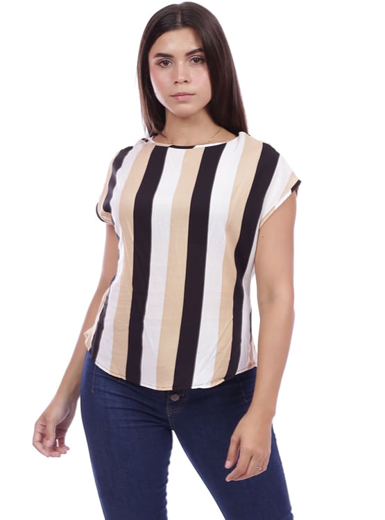 BLUSA MANGA CORTA MUJER AZAYU MULTICOLOR ESTAMPADA - 2
