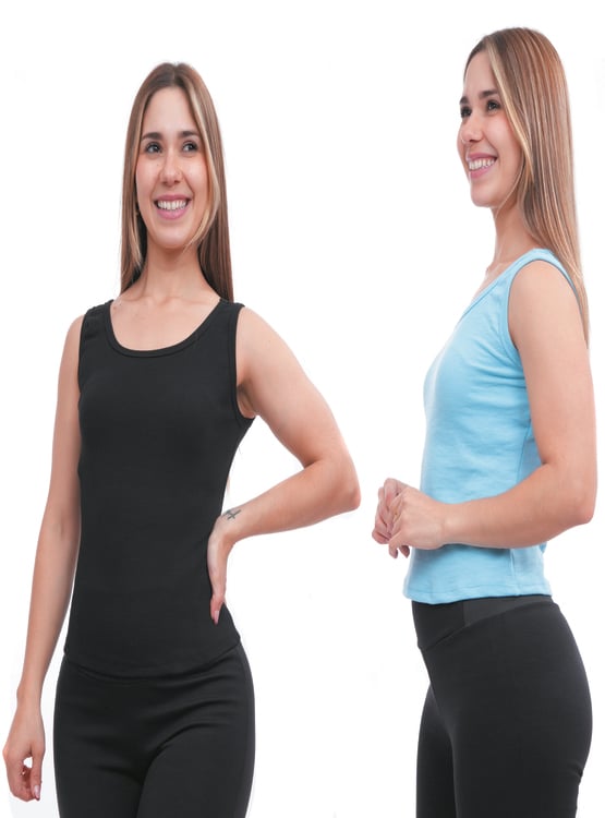 PACK 2 BVD SIN MANGAS MUJER ONATIL MULTICOLOR RIB BIV742PA997ER - 3