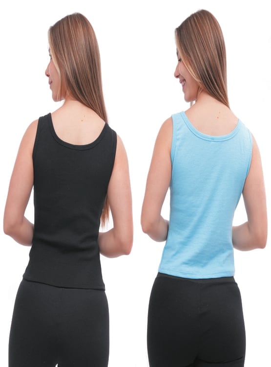 PACK 2 BVD SIN MANGAS MUJER ONATIL MULTICOLOR RIB BIV742PA997ER - 4