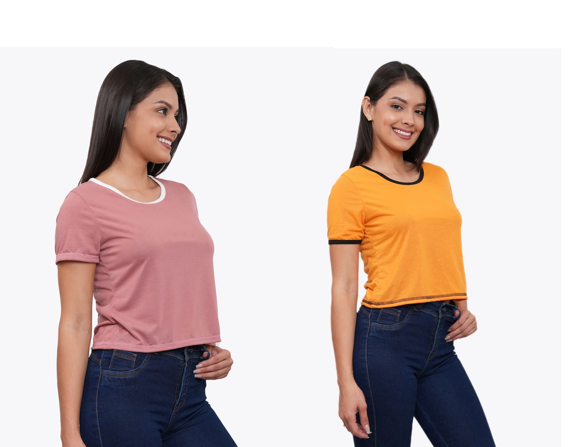 POLO PACK X2 MANGA CORTA MUJER AZAYU - 2