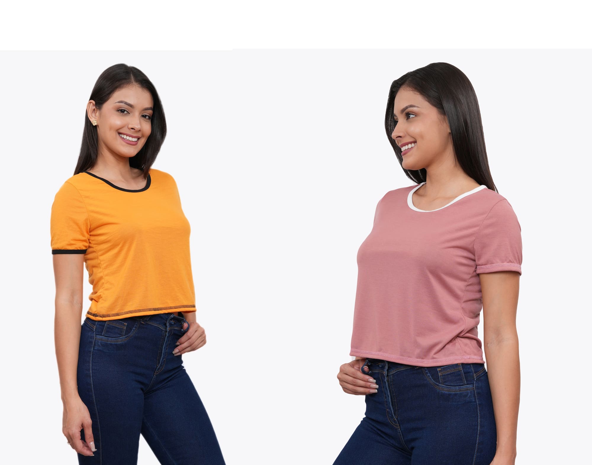 POLO PACK X2 MANGA CORTA MUJER AZAYU - 5