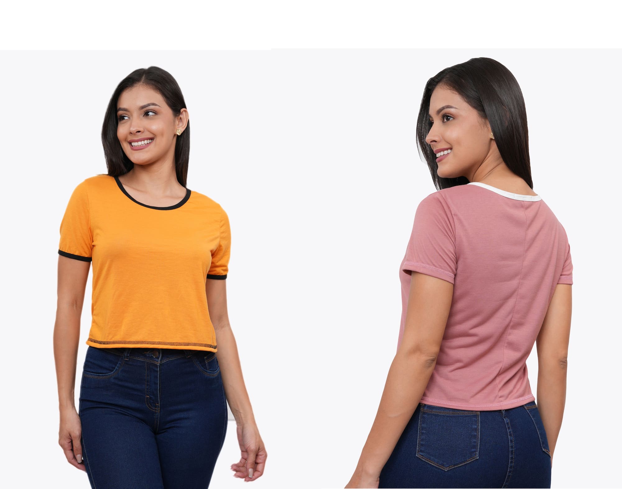 POLO PACK X2 MANGA CORTA MUJER AZAYU - 6