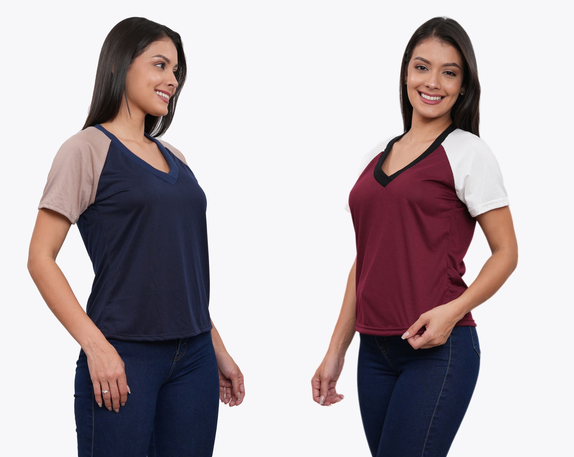 POLO PACK X2 MUJER MANGA CORTA AZAYU - 2