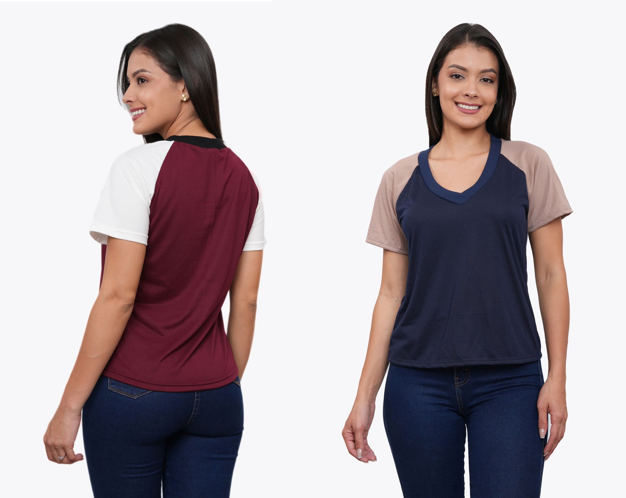 POLO PACK X2 MUJER MANGA CORTA AZAYU - 4