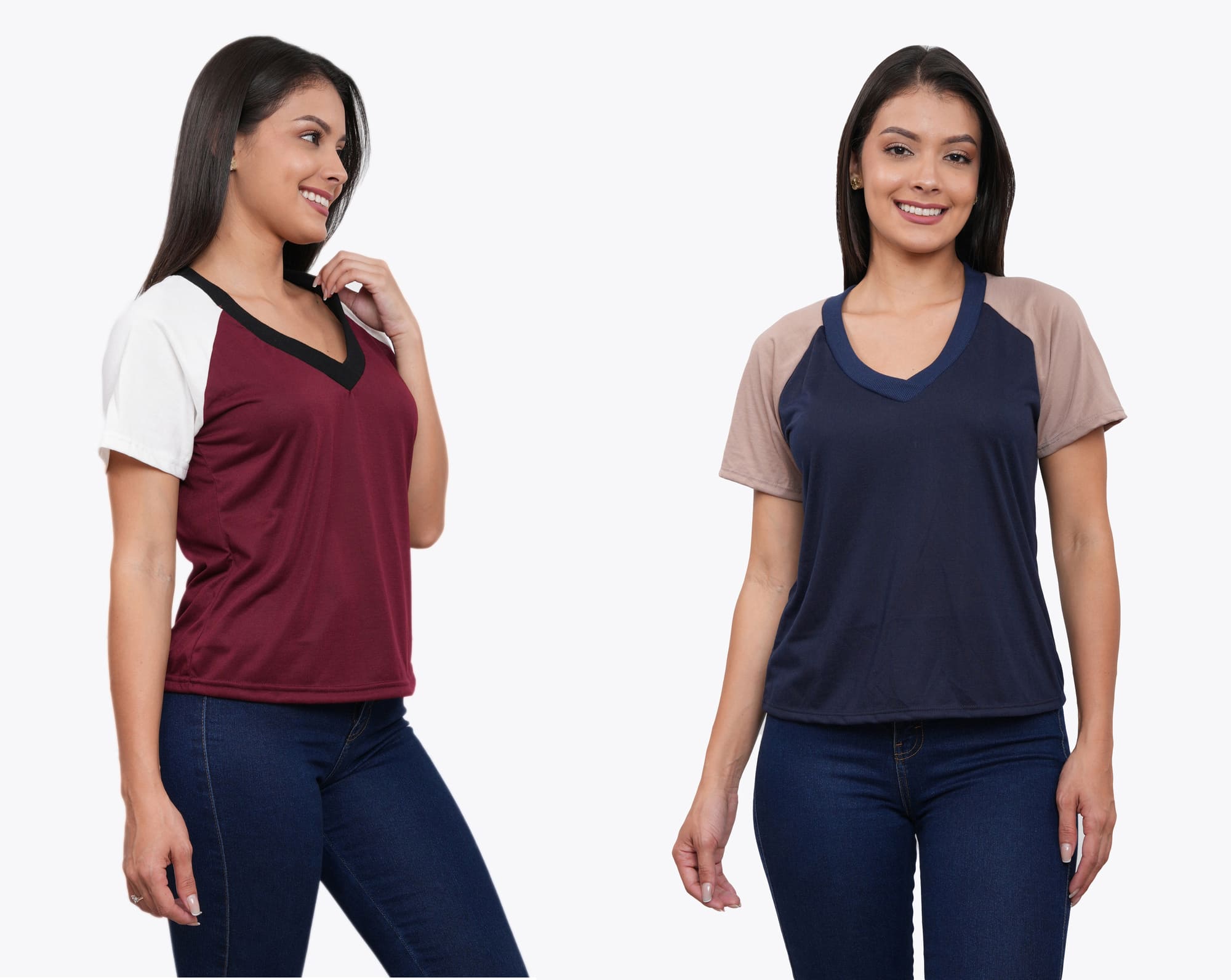 POLO PACK X2 MUJER MANGA CORTA AZAYU - 5
