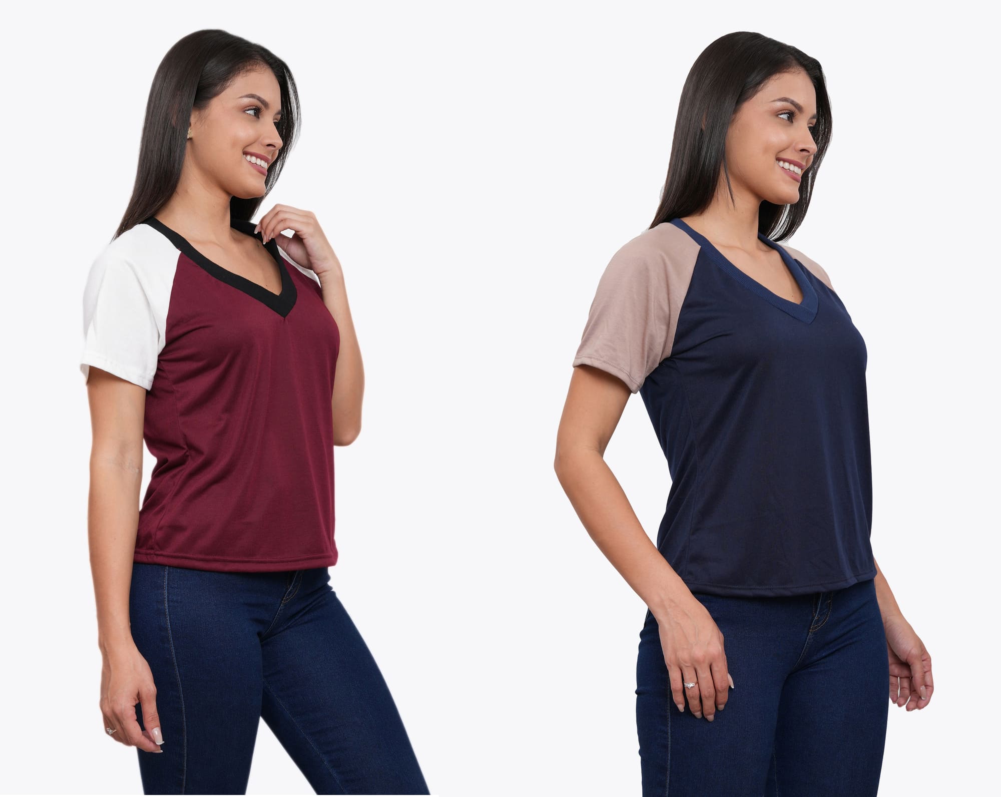 POLO PACK X2 MUJER MANGA CORTA AZAYU - 6