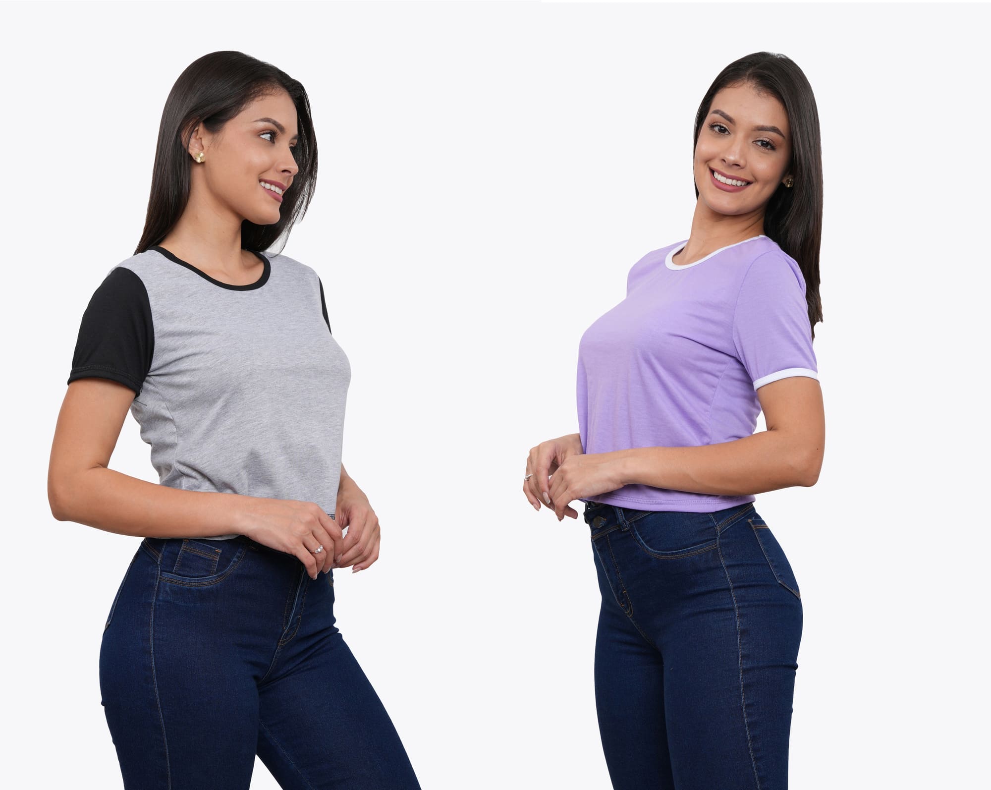 POLO PACK X2 MANGA CORTA MUJER AZAYU - 3