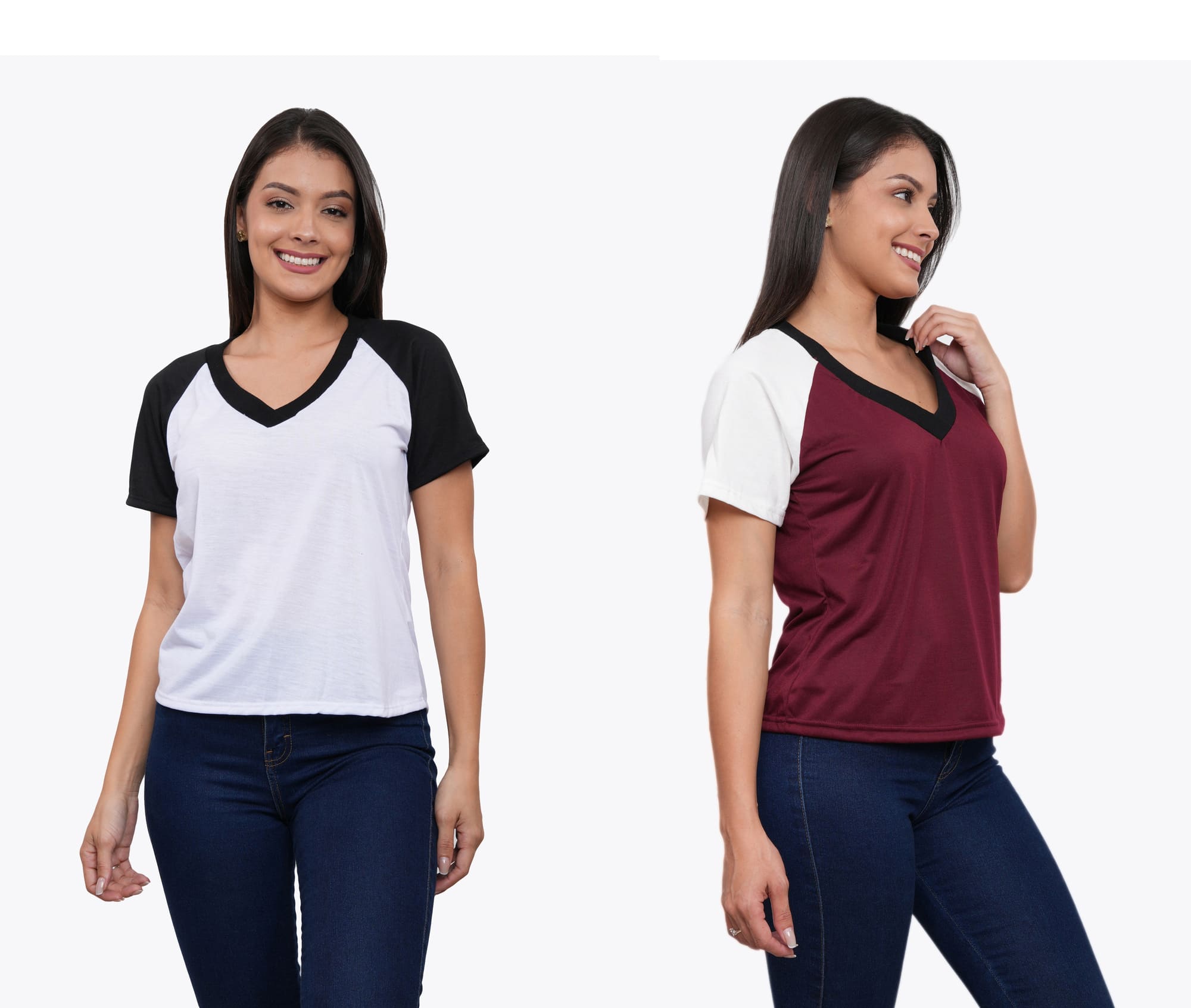 POLO PACK X2 MUJER MANGA CORTA AZAYU - 3