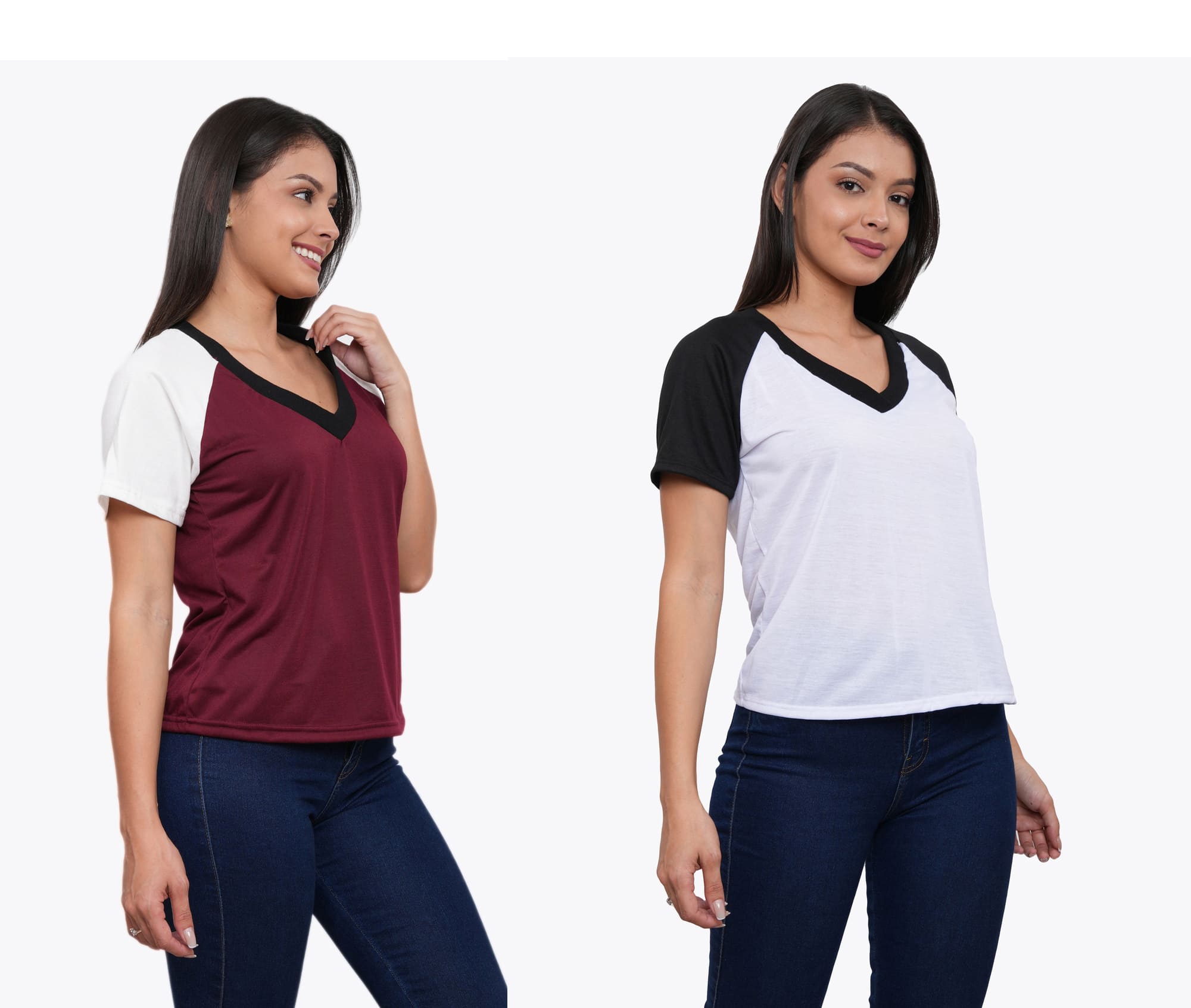 POLO PACK X2 MUJER MANGA CORTA AZAYU - 4