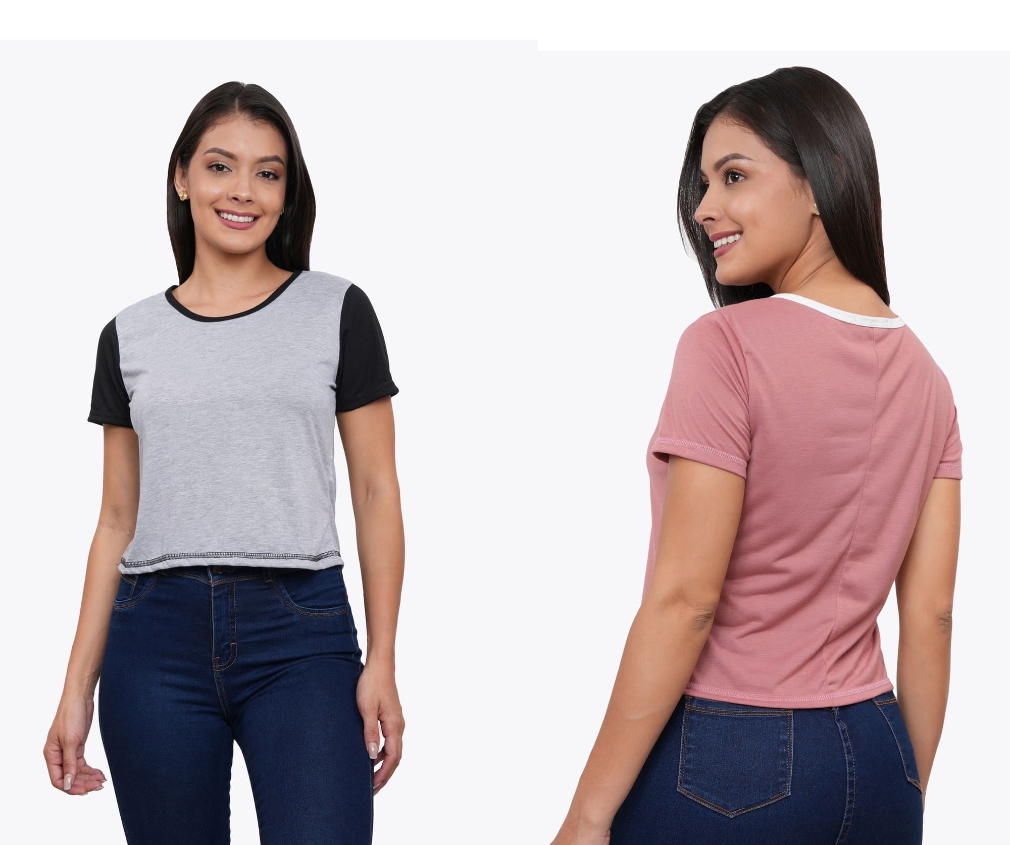 POLO PACK X2 MANGA CORTA MUJER AZAYU - 6