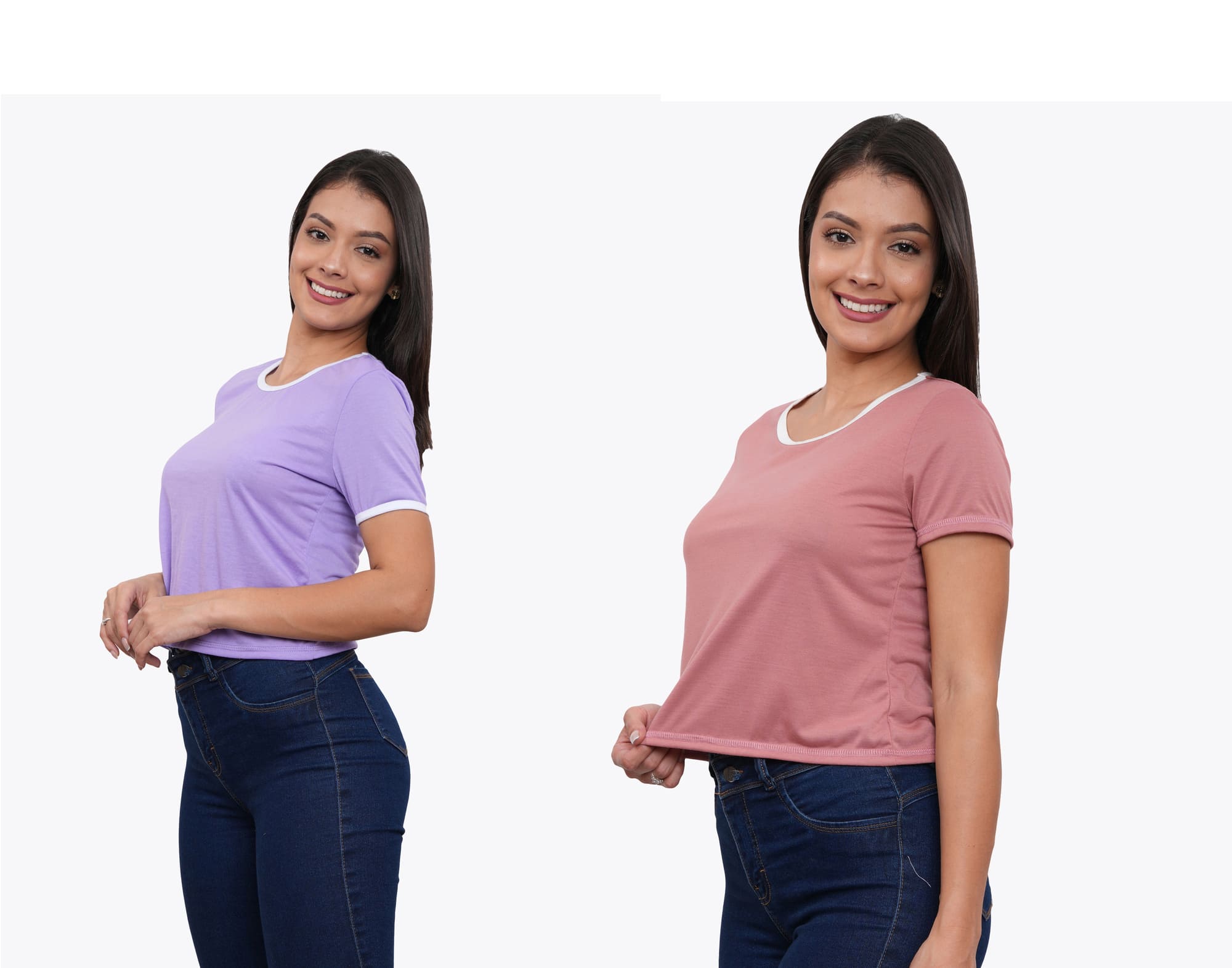 POLO PACK X2 MANGA CORTA MUJER AZAYU - 4