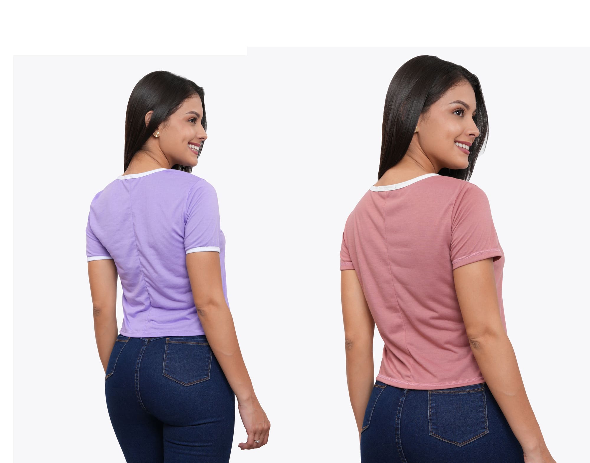 POLO PACK X2 MANGA CORTA MUJER AZAYU - 5