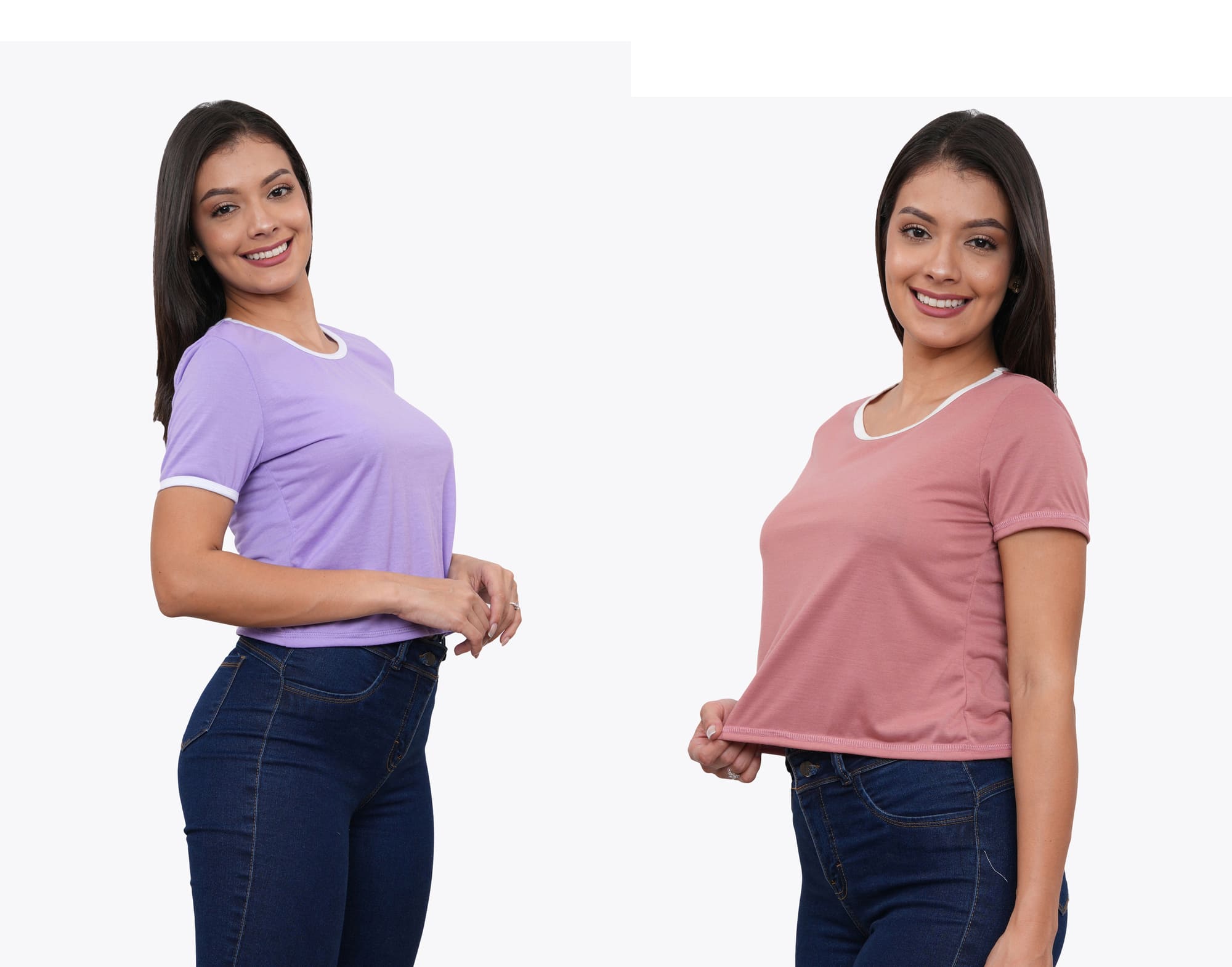 POLO PACK X2 MANGA CORTA MUJER AZAYU - 6