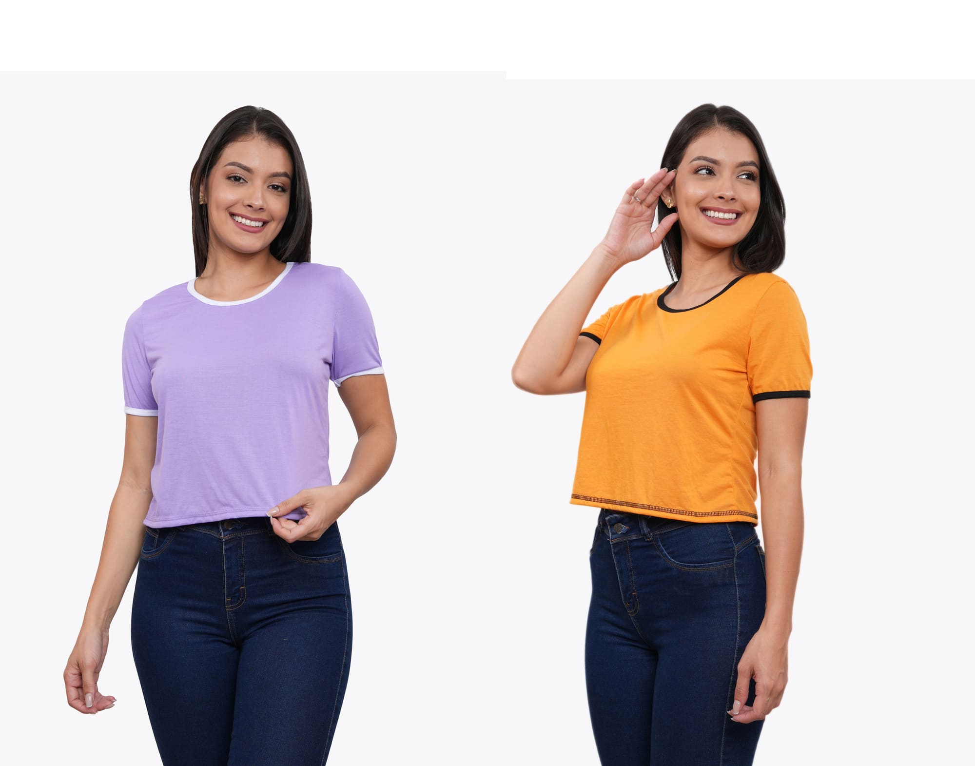 POLO PACK X2 MANGA CORTA MUJER AZAYU - 2