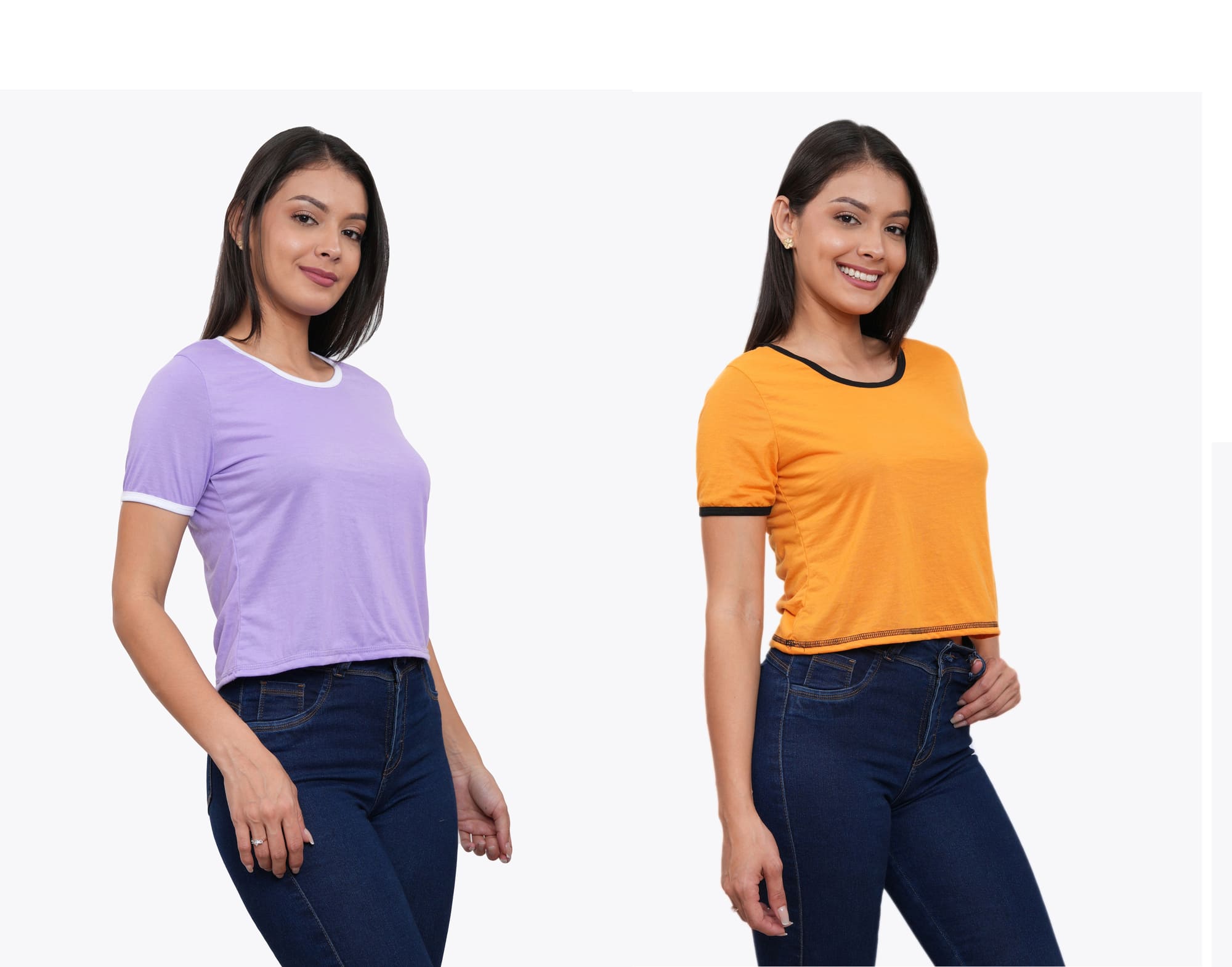 POLO PACK X2 MANGA CORTA MUJER AZAYU - 3