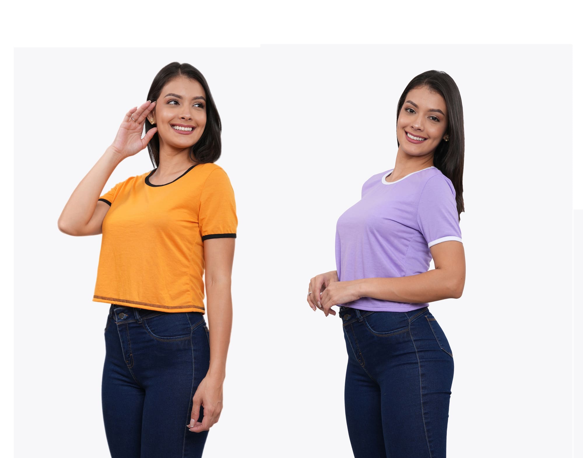 POLO PACK X2 MANGA CORTA MUJER AZAYU - 4