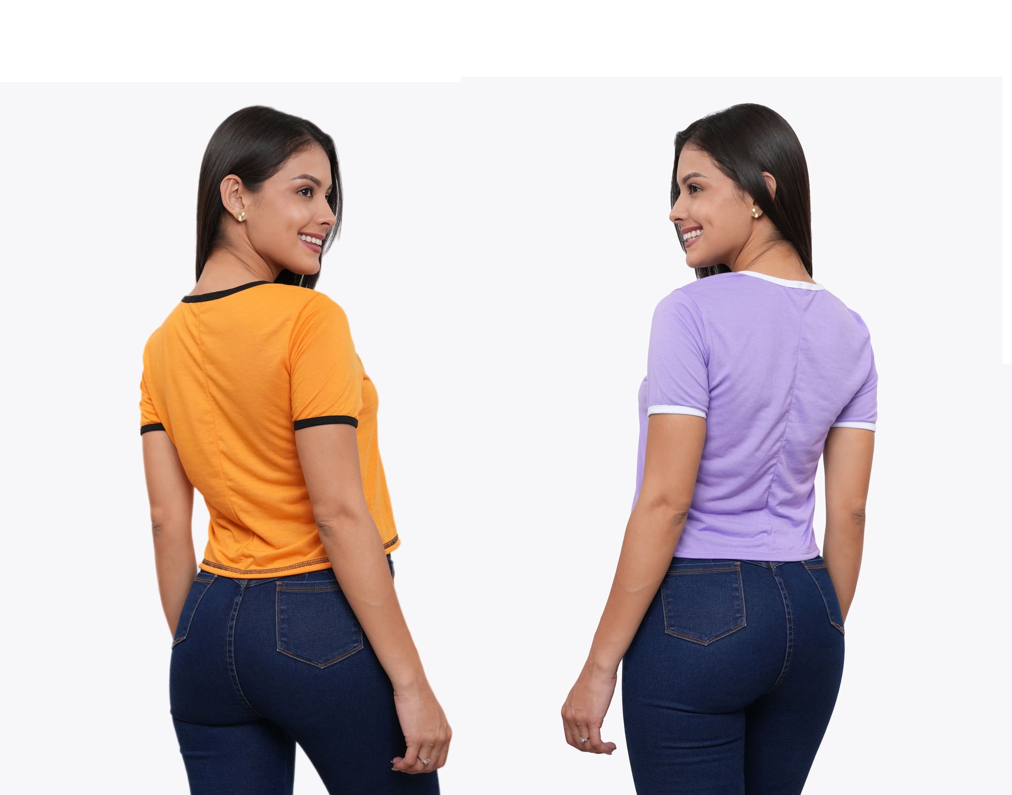 POLO PACK X2 MANGA CORTA MUJER AZAYU - 5