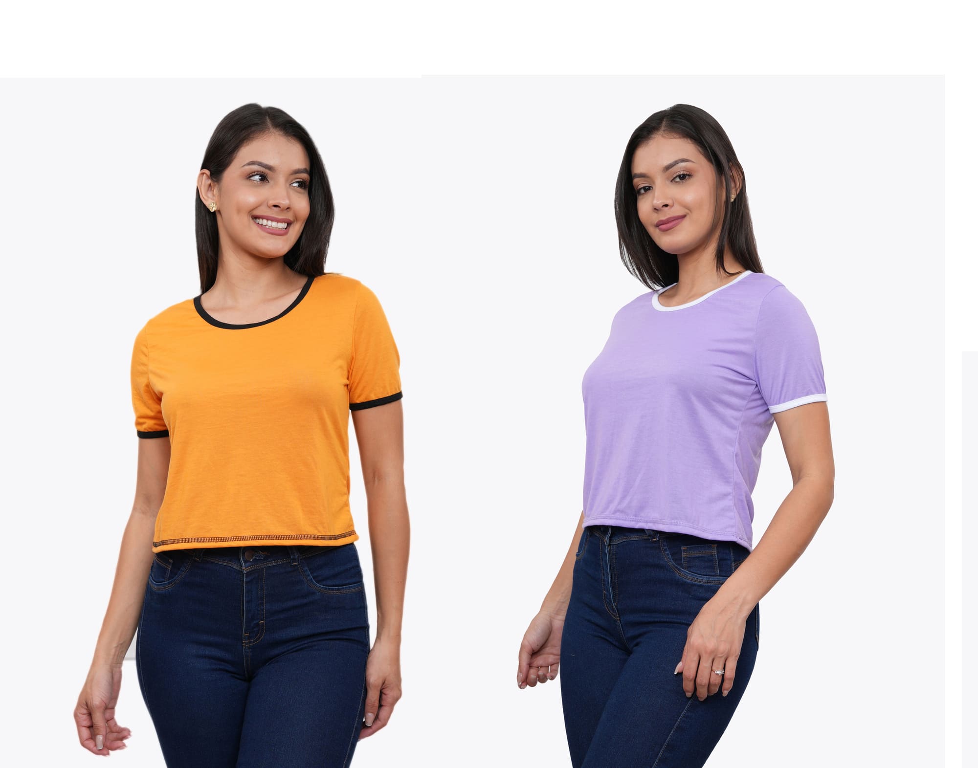 POLO PACK X2 MANGA CORTA MUJER AZAYU - 6