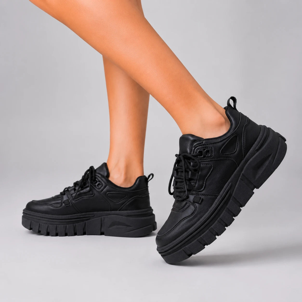 ZAPATILLAS URBANAS MUJER PATTAYA NEGRO - 7