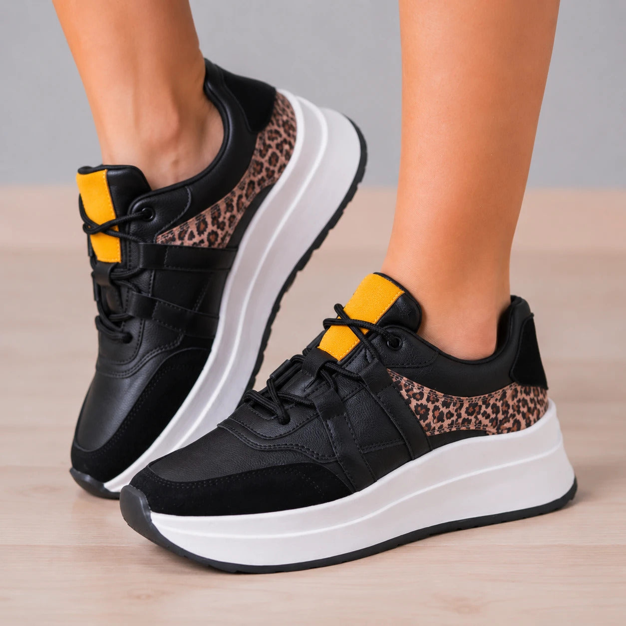 ZAPATILLAS URBANAS MUJER THANI NEGRO PRINT 2 - 7