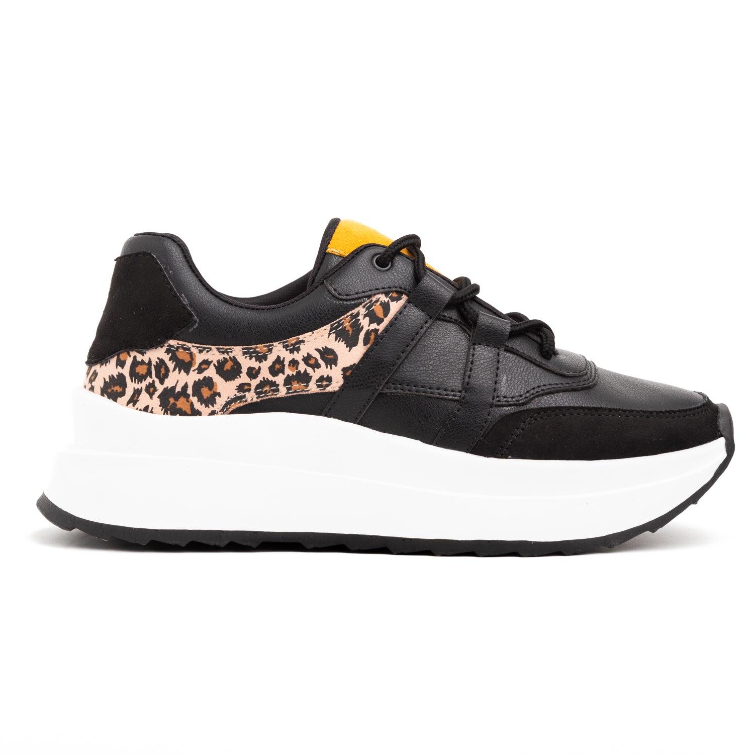 ZAPATILLAS URBANAS MUJER THANI NEGRO PRINT - 2