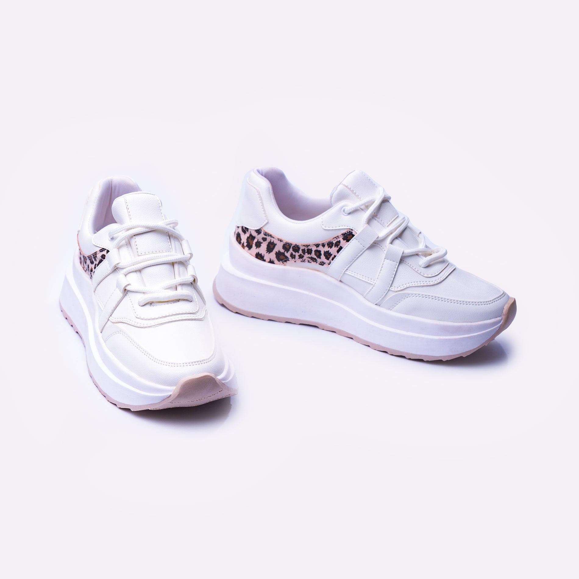 ZAPATILLAS URBANAS MUJER THANI BLANCO PRINT - 3