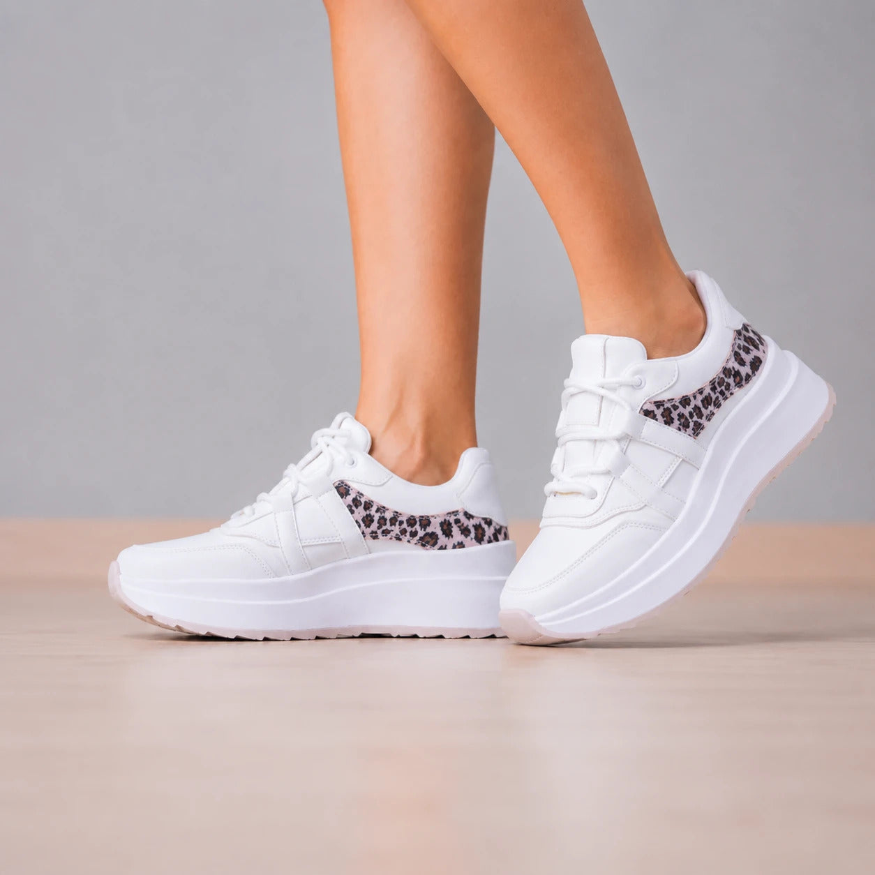 ZAPATILLAS URBANAS MUJER THANI BLANCO PRINT - 6