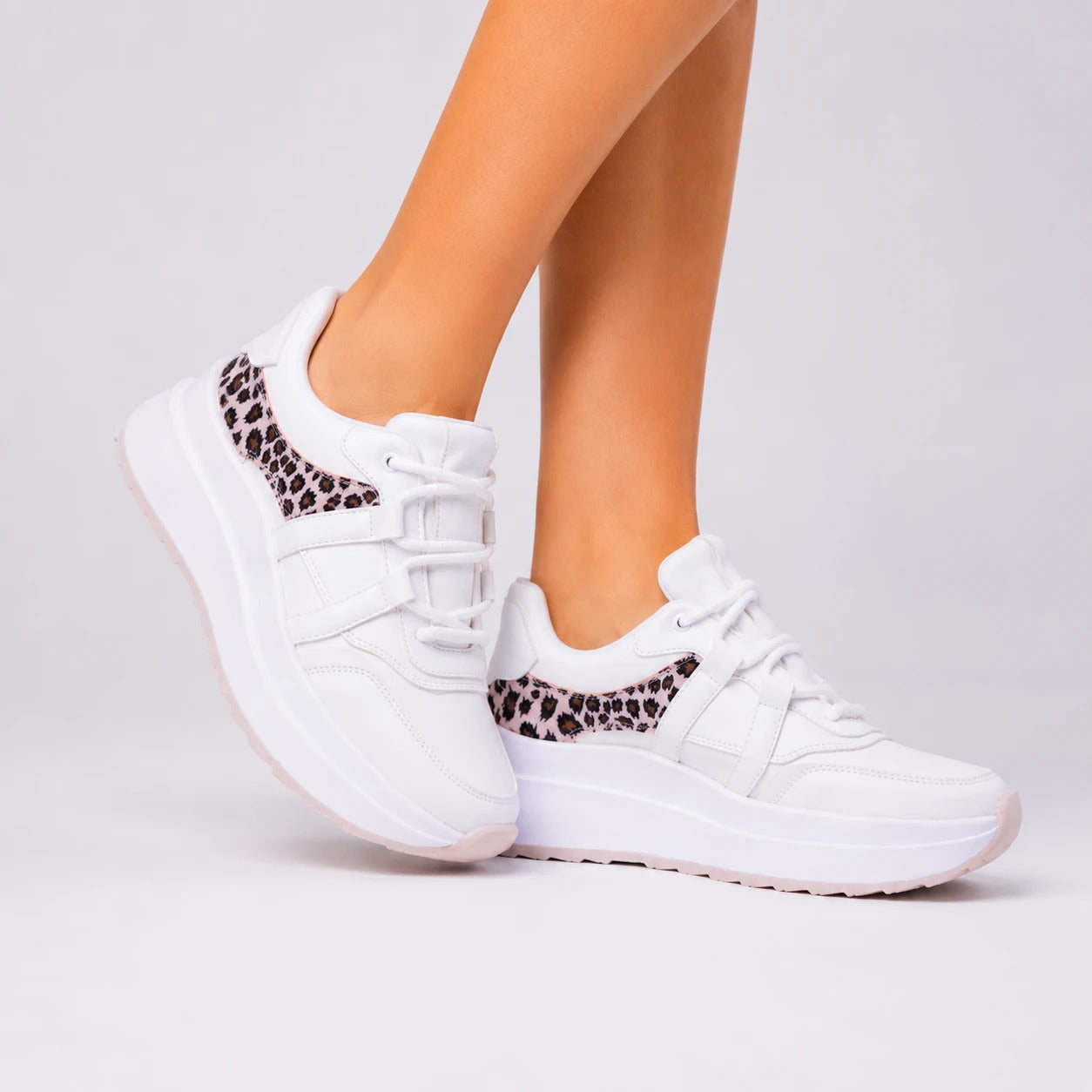 ZAPATILLAS URBANAS MUJER THANI BLANCO PRINT - 7