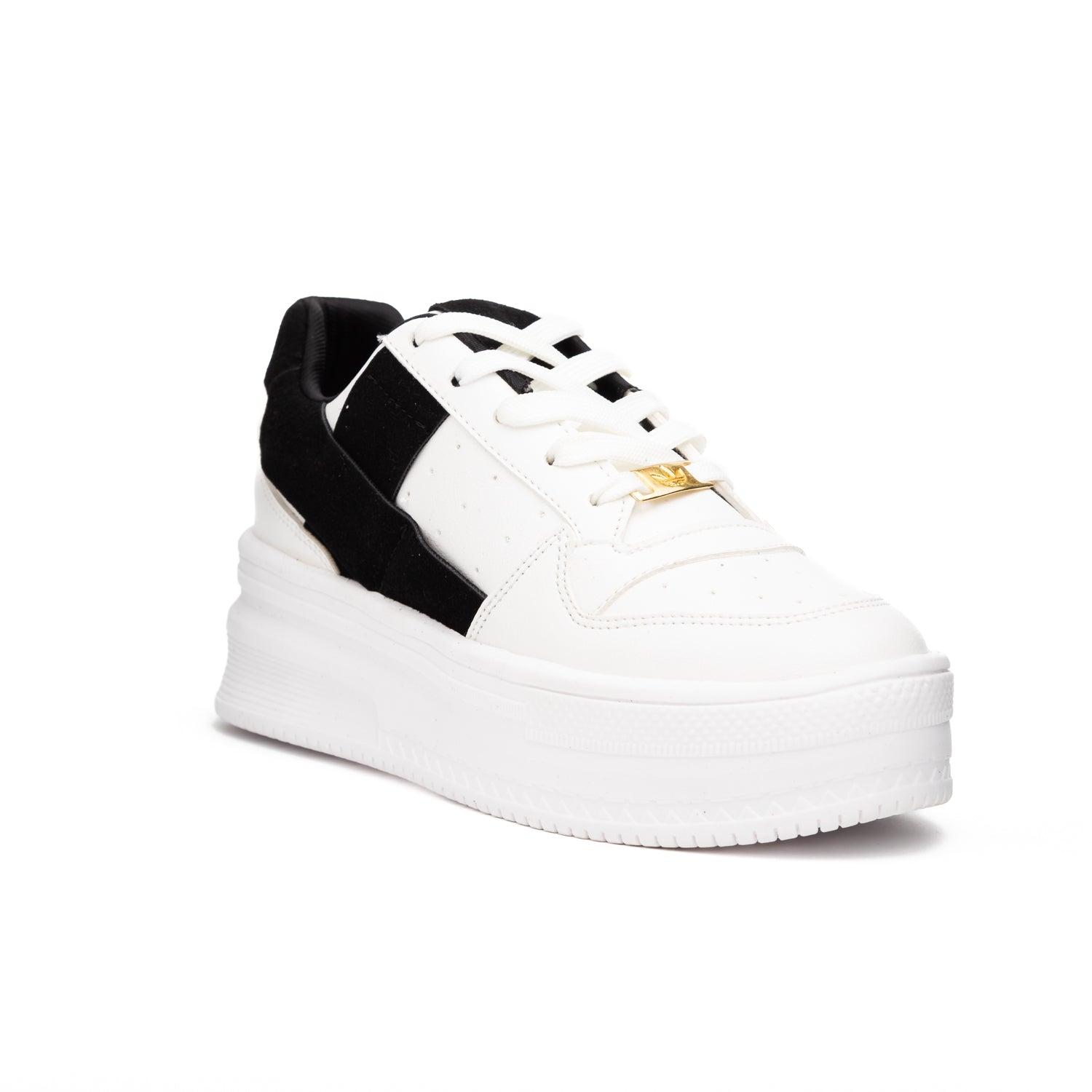 ZAPATILLAS URBANAS MUJER KRABI BLANCO CON NEGRO - 5