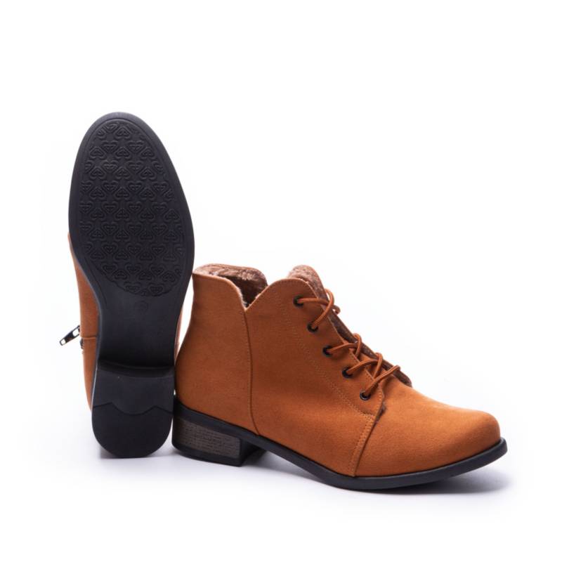 BOTINES MUJER NÉBULA BEIGE NIZA - 4