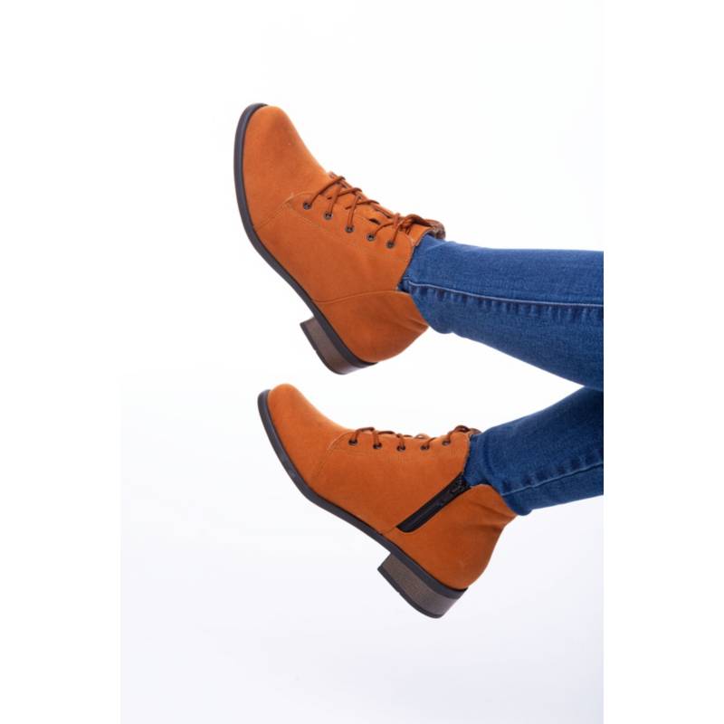 BOTINES MUJER NÉBULA BEIGE NIZA - 5