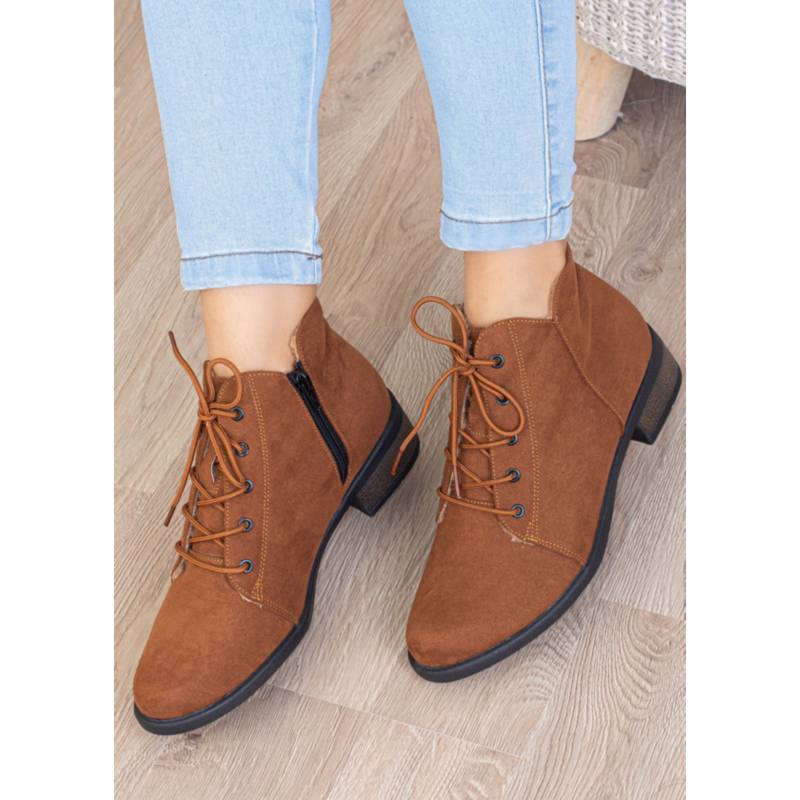 BOTINES MUJER NÉBULA BEIGE NIZA - 6