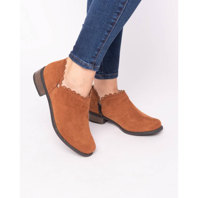 BOTINES MUJER NÉBULA CAFÉ CLARO OSTENDE - 1