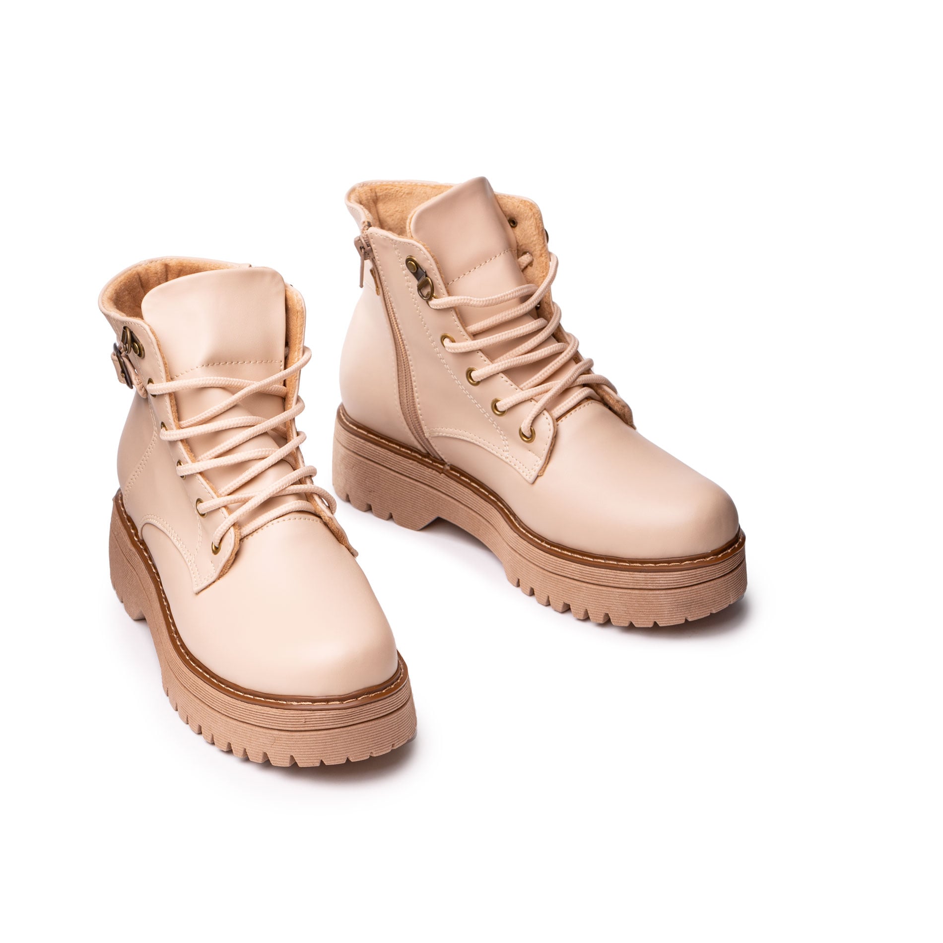 BOTAS MUJER NÉBULA BEIGE ITAGUA - 2